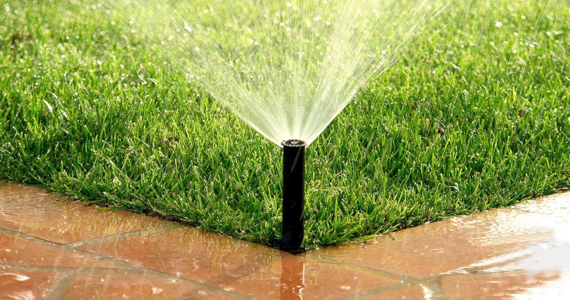 What effect will you get when you use an irrigation system on your lawn?